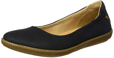 El Naturalista Damen Klassische Ballerinas Coral, Frauen Flats,Wechselfußbett,Sommerschuhe,Slipper,Ballerina-Schuhe,flach,Black,40 im Sale